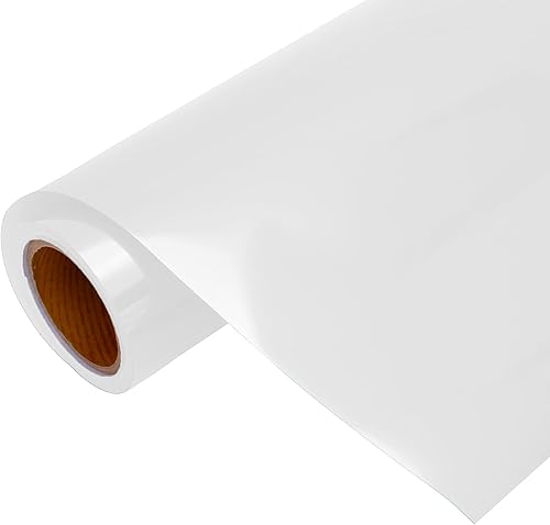 Threadart The Yard - Película de vinilo transparente de transferencia de calor, rollo de corte personalizado de 20 pulgadas de ancho por yarda,