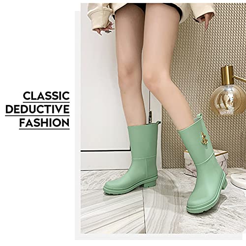 Jardin à enfiler talons plat bottes caoutchouc taille 36 - 5