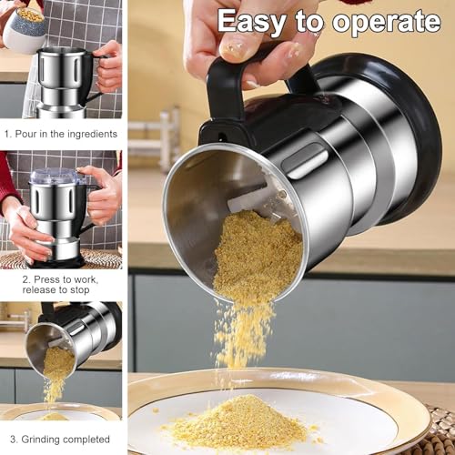 Moulin à grains de café machine de broyage pour épices et céréales - 5