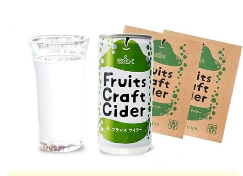 SUN&LIV YAMAGATA Fruits Craft Cider ���E�t�����X�T�C�_�[60�{ (200ml×30�{)×2��