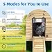 Automatic Chicken Coop Door, Solar Powered, Smart TUYA APP Controlled, 200ft WiFi Enabled, Anti Pinch, Auto Chicken Door with LCD Display, Light Sensor & Timer, 5 Modes