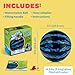 Watermelon Ball – The Ultimate Swimming Pool Game for Under Water Passing, Dribbling, Diving and Pool Games for Teens, Kids, or Adults, Balls Fills with Water, Blue, 9 inches