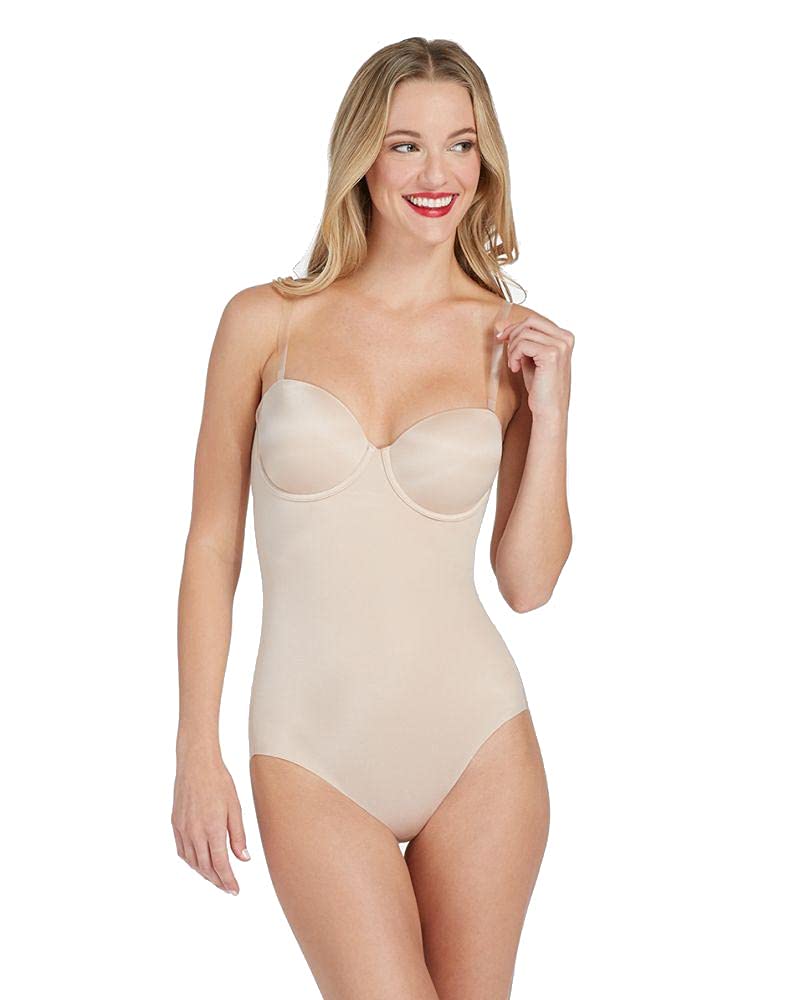 Spanx Women's 10205r-champagne Beige-s Bodysuit Not Applicable,