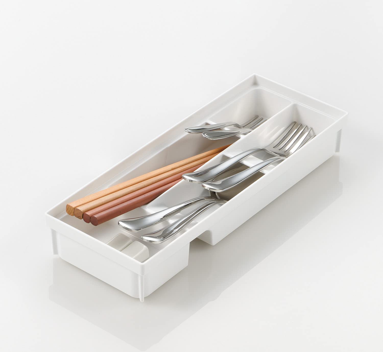 Richell Tonno Drawer Cutlery Stand N Regular White