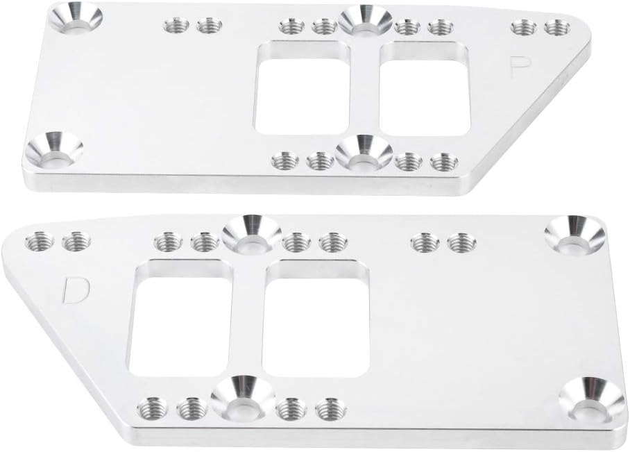 Engine Mounts, LS Swap Motor Mount Bracket Kit Compatible with Camaro, Billet Aluminum, V8 Conversion Mount