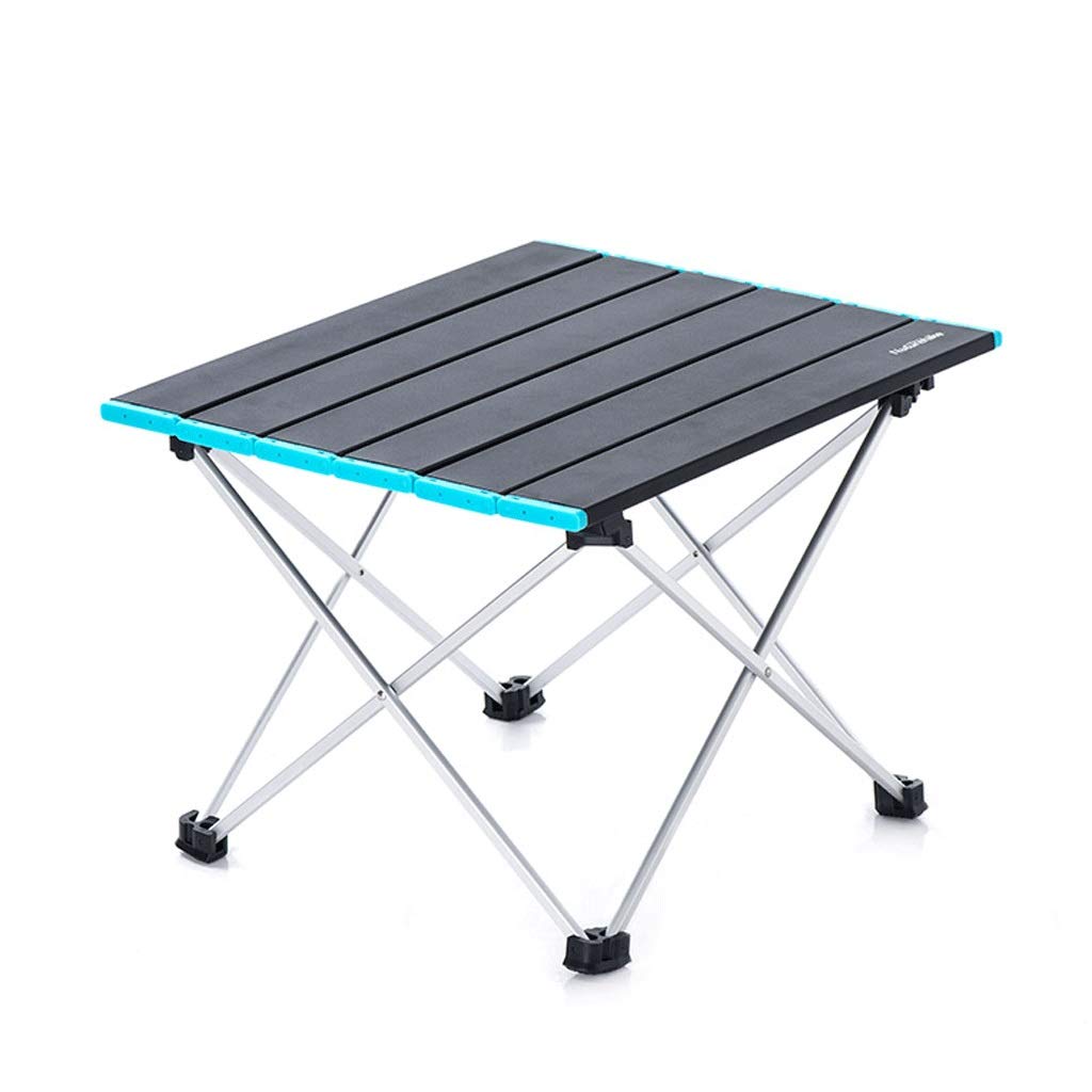 Tavolo da campeggio pieghevole Tavolo da campeggio pieghevole in alluminio, tavolo da campeggio portatile compatto arrotolabile, tavolo da picnic leggero con borsa per il trasporto per escursionismo