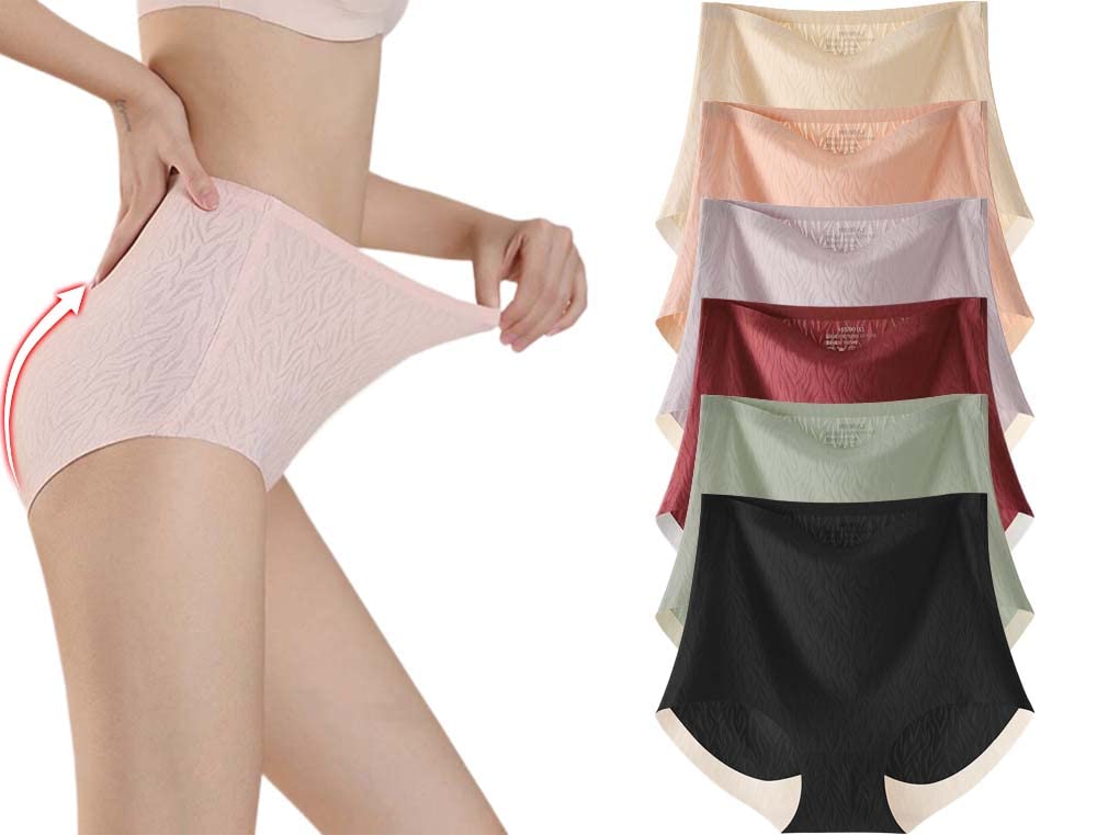 BODBXHeykomi Fresh Seamless High Waist Butt Lift Panties 6PCS, Fresh Seamless High Waist Butt Lift Panties, Seamless Butt Lifter Panties