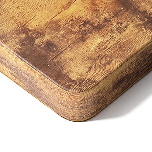 MAIDeSITe Tischplatte 160x80 cm Schreibtischplatte 25 mm stark - DIY Stabile Bürotischplatte – Perfekt für höhenverstellbare Schreibtische 160 x 80 cm Vintagebraun
