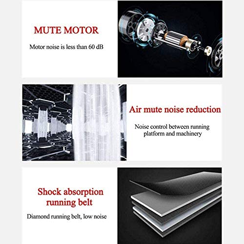 Image of Folding Motorised Treadmill Running Jogging Walking Folding Treadmill Ultra Thin and Silent, Walking Machine Portable Gym Equipment Multifunctional,