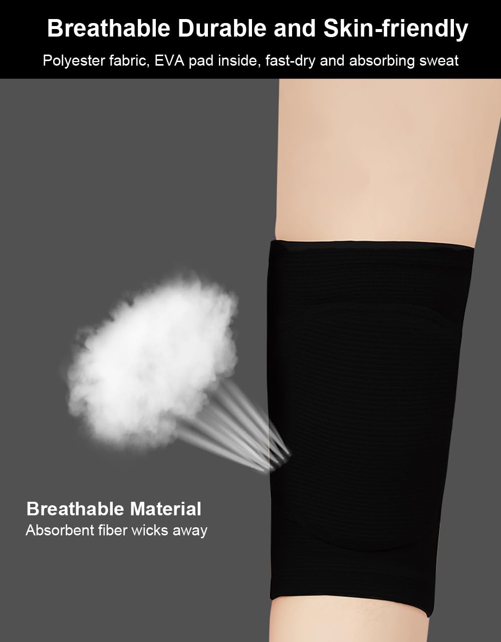 SUJAYU Rodilleras para mujeres y hombres, rodilleras de baile, rodilleras de lucha libre, rodilleras de baloncesto, voleibol, rodilleras para mujeres, rodilleras protectoras suaves para el trabajo