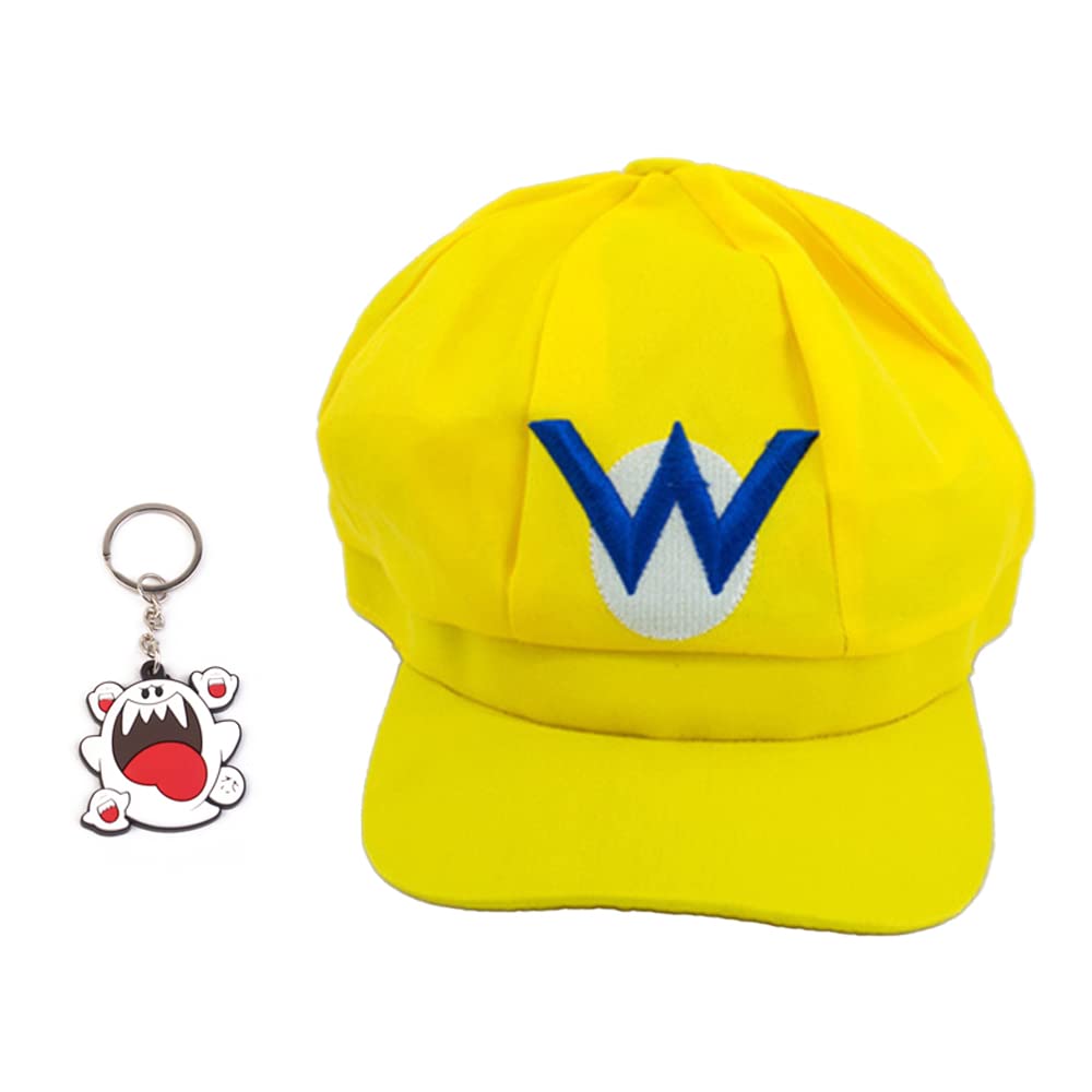 EIKOUEIKOU New Version Super Mari Bros Unisex Hat Cap Mari Luig Cosplay Hat