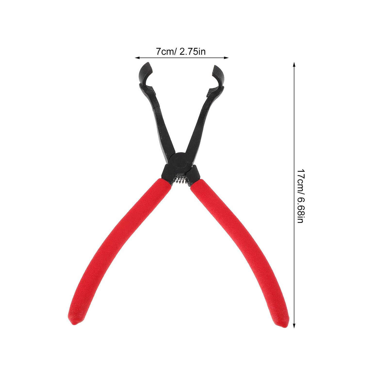 Set 2 Pinze per Molle Freno a Tamburo in Acciaio al Carbonio Impugnatura Antiscivolo – Utensile per Riparazione e Regolazione Morsetto Freno – Strumento per Officine e