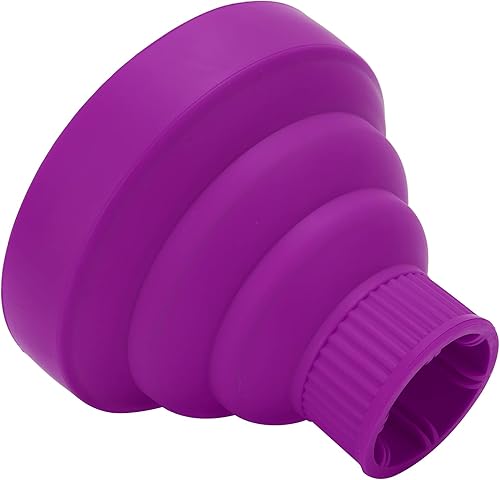 Miniatura 9 de Difusor de secador de pelo, universal plegable, portátil, ligero, plegable, morado