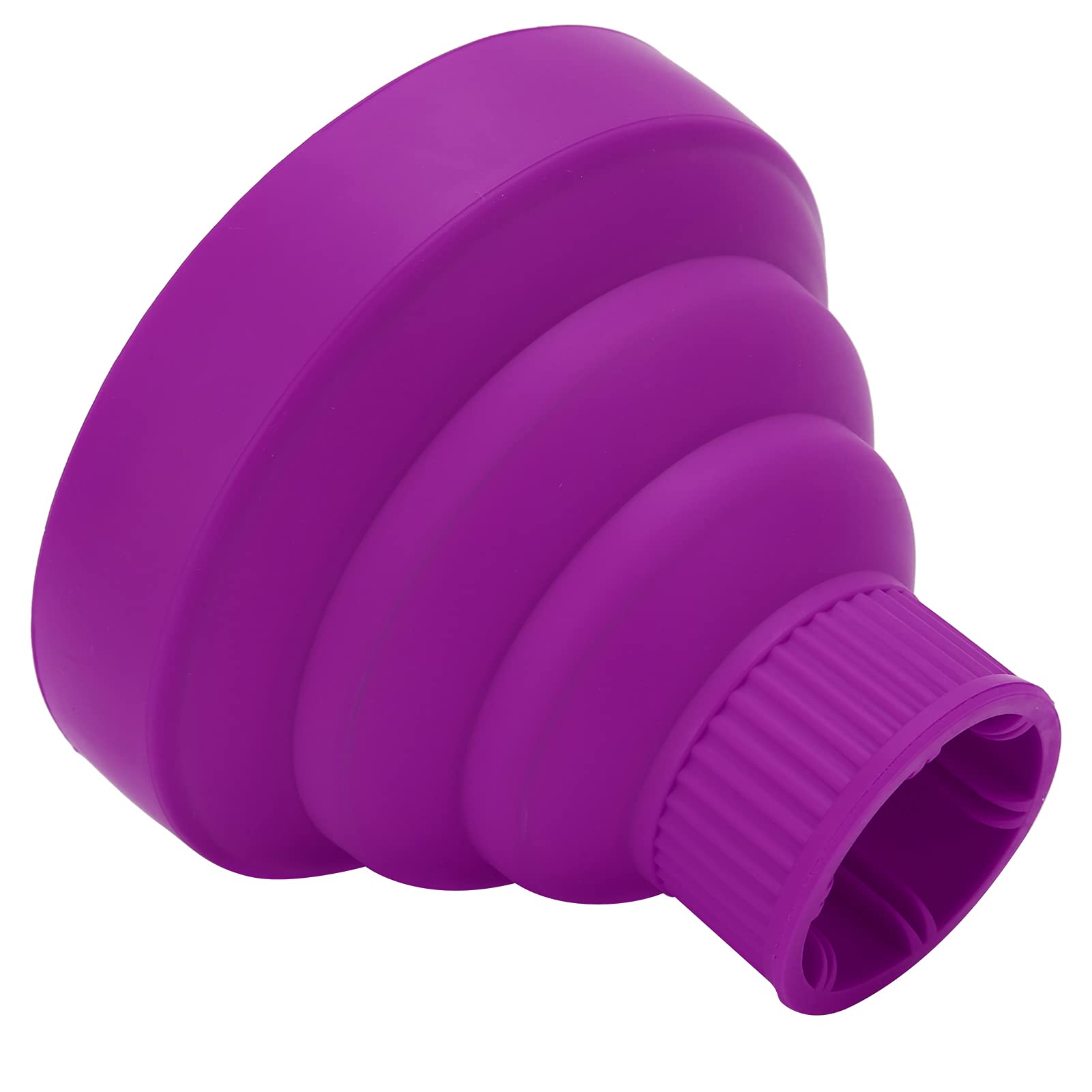 Accesorio Difusor para Secador de Pelo, Difusor Universal Plegable para Secador de Pelo, Soplador Plegable Portátil, Adecuado para 1,6-2 Pulgadas de Diámetro, para Rizos (PURPLE)