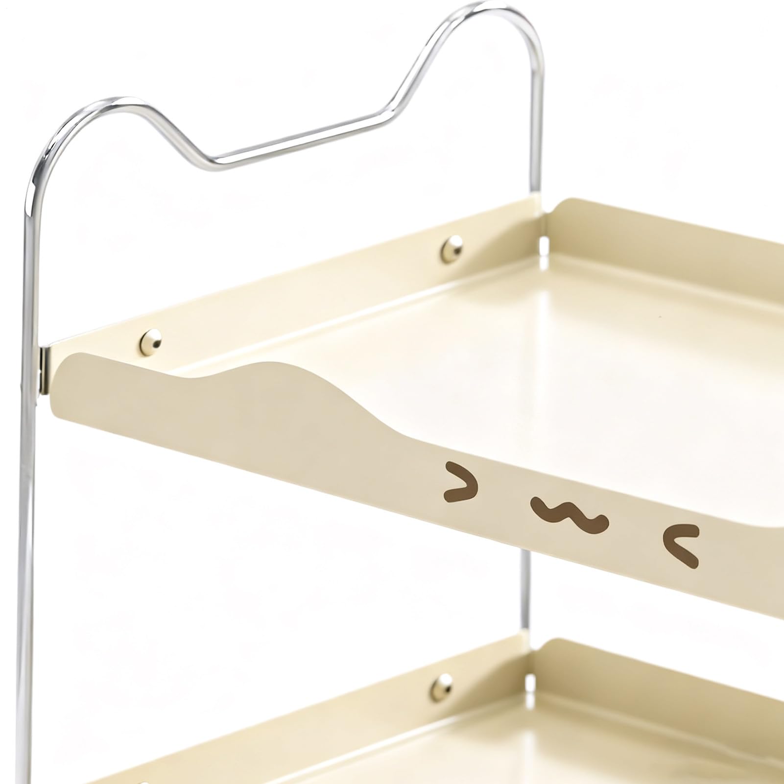 Generico Organizer für Theke, rutschfest, platzsparend, Organizer für die Küche, erhöht – für Schränke, Vorratsdosen, Gewürze, Tassen, Utensilien für Badezimmer, Schlafzimmer, Büro