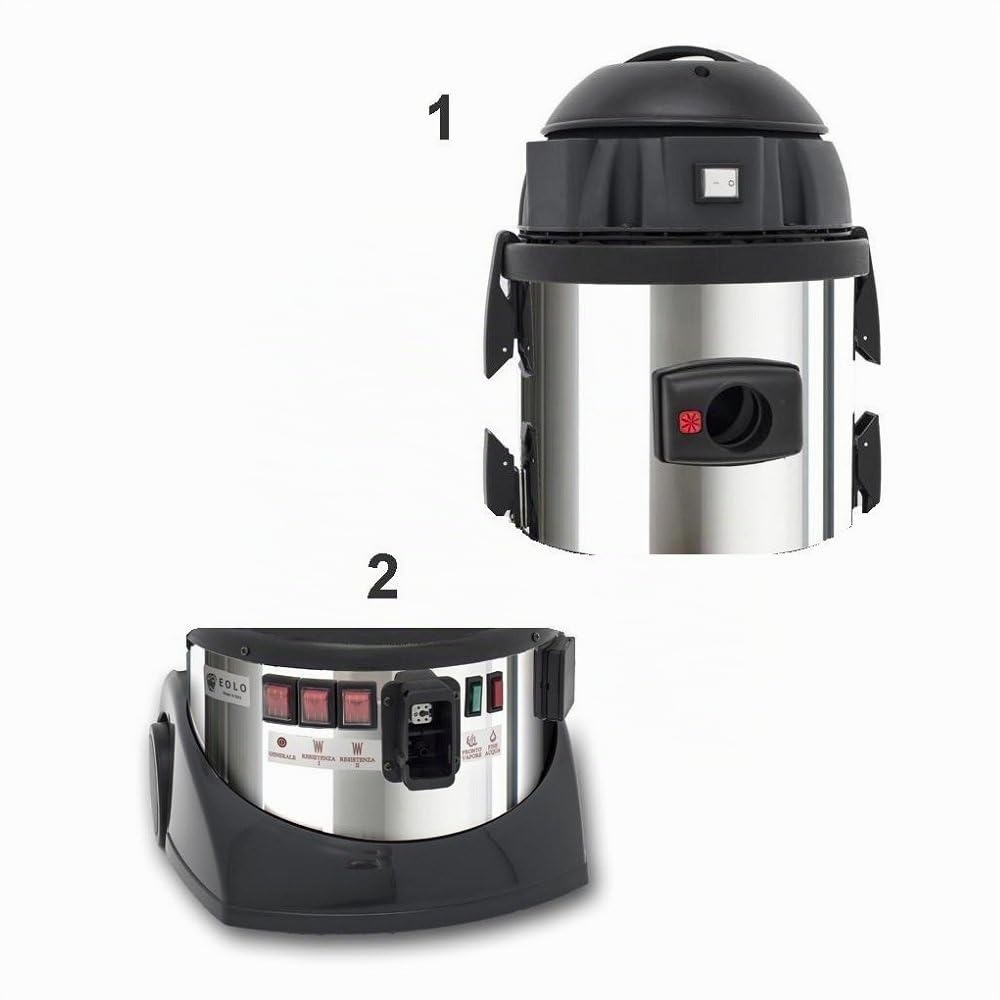 EOLO Pulitore LP04 RA Multifunzione Aspira Polveri Liquidi Solidi Getto Alta Pressione Vapore Continuo Professionale Virucida Sanificazione Made in Italy Garanzia 5 Anni A++