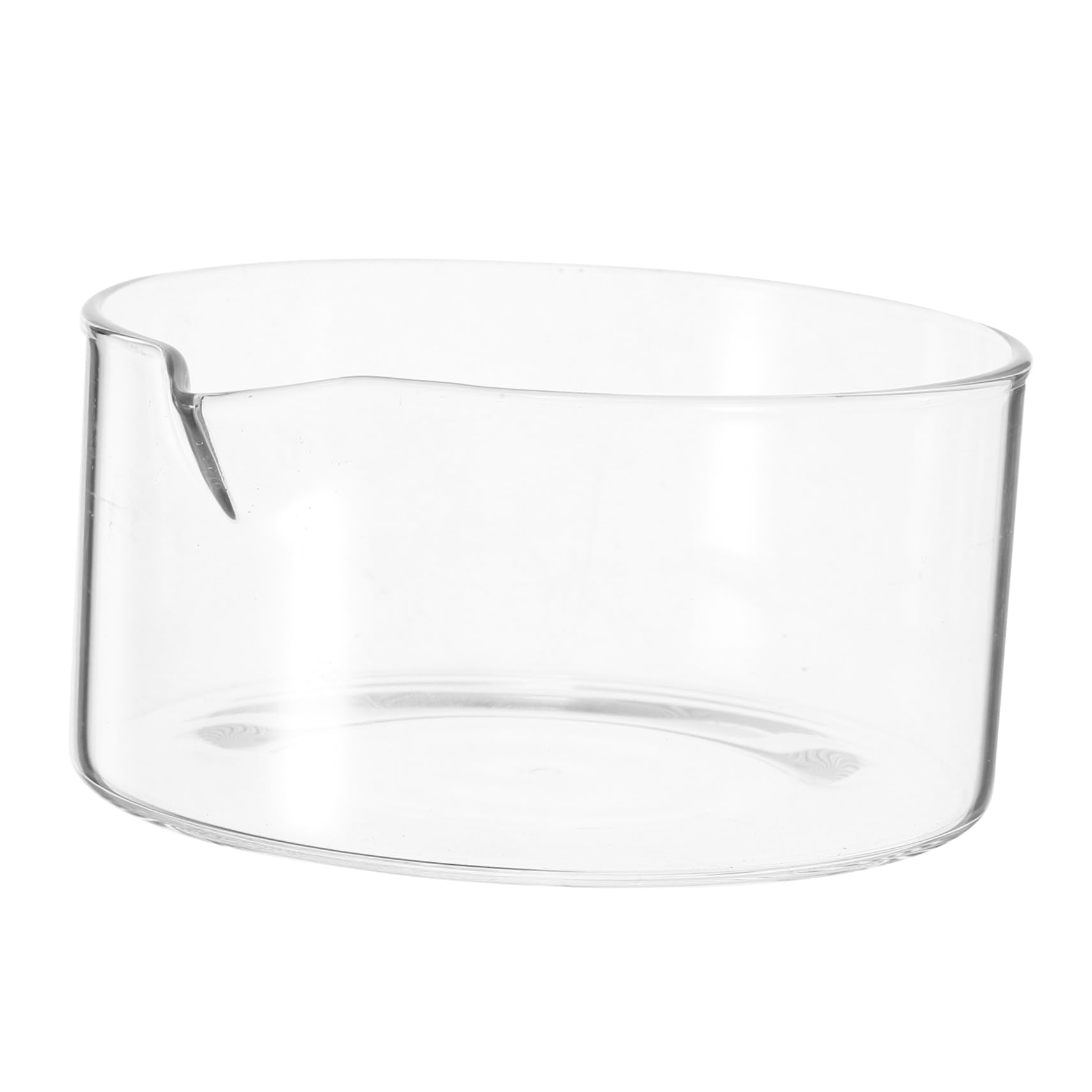 Cabilock Plat de Cristallisation pour Laboratoire Bec Verseur Facile à Manipuler en Verre Rond pour Applications Scientifiques et Biologie