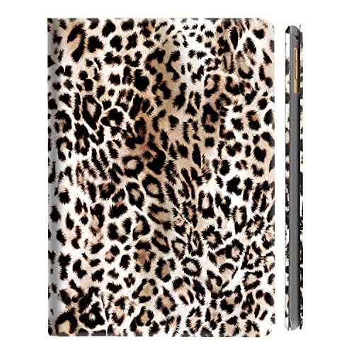 Image of DuraSafe Cases for iPad 8.3 Inch Mini 6th [ Mini 2021 6 Gen ] A2567 A2568 A2569 MK7M3HN /A MLWL3HN /A MK7R3HN /A MK7P3HN /A MLWR3HN /A MK7X3HN /A MK7V3HN /A MK893HN /A Printed Smart Flip Book Cover - Leopard