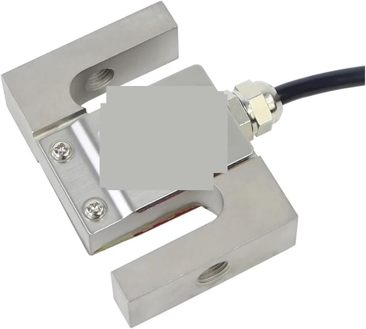 Load Cell, Hanging Crane Scales Weighing High Precision Stainless Steel Beam Pull Force Compression Tension Weight Sensor S Type Load Cell,Test Tension(0-50kg)