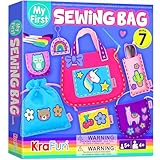 KRAFUN My First Sewing Bag Kit Arts & Crafts for Beginner...