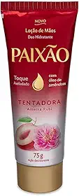 Paixão Loção Hidratante De Mãos Tentadora Ameixa E Rubi Com Ação Desodorante 75G