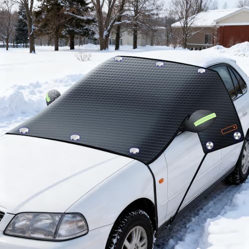 Dhqkqg Frontscheibenabdeckung Winter, Scheibenabdeckung Auto...