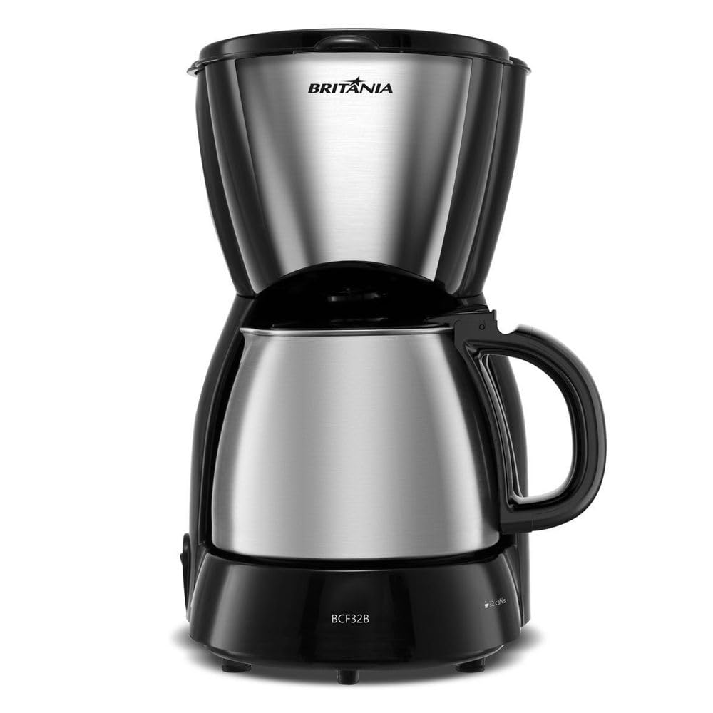 Cafeteira Britânia BCF32B, Jarra em Inox, 1.2L, 220V