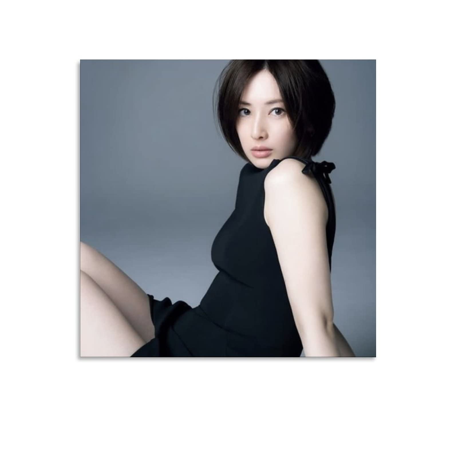 北川 景子 写実水彩画 今日の美人画はSF風アニメをリアル化してみました。少し北川景子