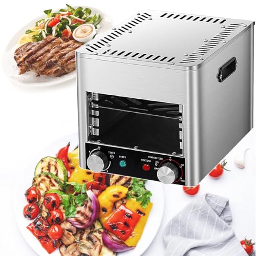 Electric Steak Broiler, Indoor Commercial Steak Grill, Automatic Steak Broiler,for Beef Chicken Vegetables (A 110V)