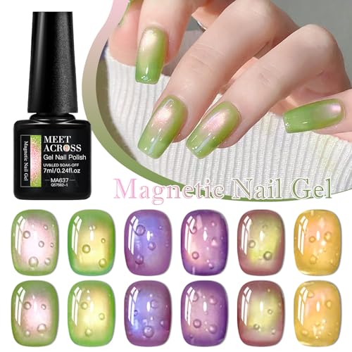 Set 7 piezas Esmaltes de Gel Magnéticos Frutas miniatura 2