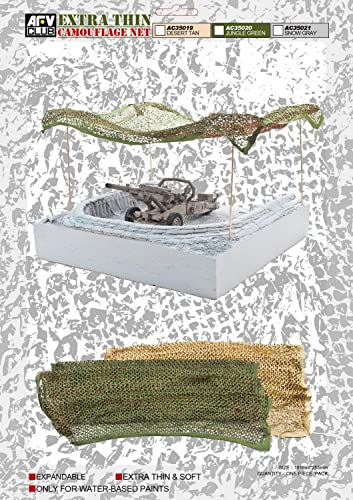 Filet de camouflage 1/35 maquette militaire AC35021 gris
