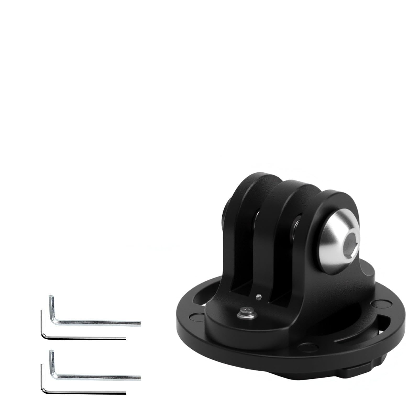 VOSSOT Fahrrad Kamerahalterung, Fahrrad Halterung Adapter Kompatibel mit Edge-Schnittstelle inkl Schraubenschlüssel, Bike Lenkerhalterung für GM Edge Gopro Kamera und Bryton Fahrrads Zubehör