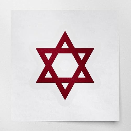 Miniatura 13 de Calcomanías de silueta de estrella David (negro) (juego de 2) calcomanías de vinilo impermeables de alta calidad para teléfono portátil, accesorio