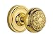 Produktbild Nostalgic Warehouse Classic Rosette with Egg & Dart Door Knob, Double Dummy, Polished Brass by Nostalgic Warehouse