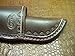 Puma SGB Sp Drop Point Custom Cross Draw Knife Sheath Tooled and Dyed Brown