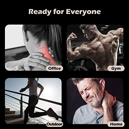 Muscle Massage Gun, Orfeld Muscle Massager Professional Deep Tissue Massage Gun High-Intensity Vibration Rechargeable Ultra Quiet with 6 Massage Heads 4 Adjustable Speed LED Indicator