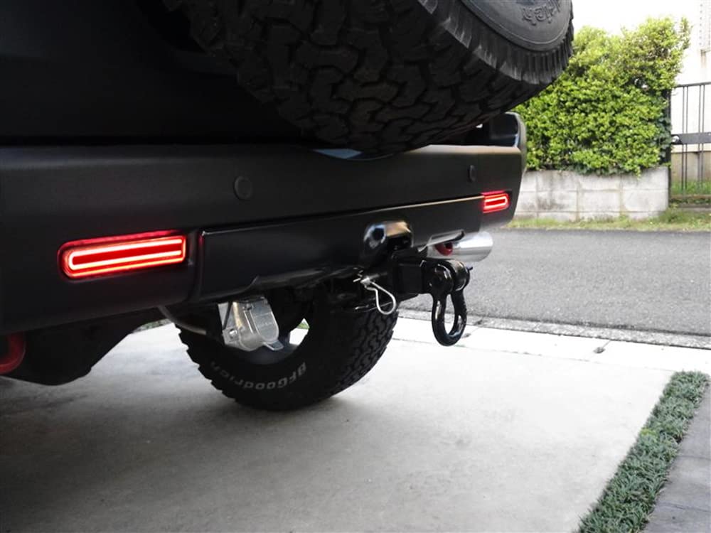 GSOWO 2 PCS Red Lens LED Rear Fog Light for Toyota FJ Cruiser 2007
