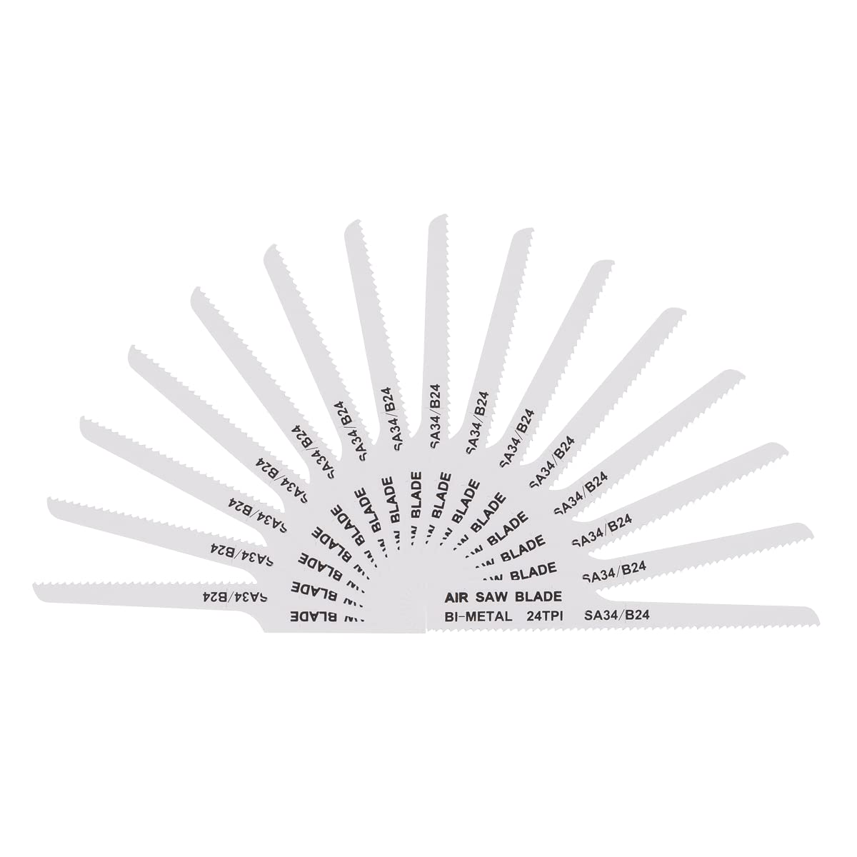 Sealey Silver 94.5Mm Air Saw Blade 24Tpi - Pack Of 15 - Sa34/B2415