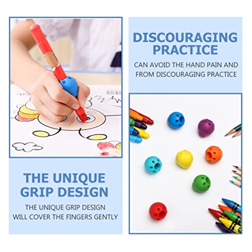 cabilock 3 pçs prendedores de lápis coloridos prendedores de lápis manuscrito apertos treinadores fe