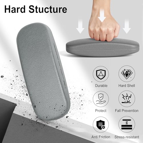 Image of RayLove Unisex Hard Shell Eyeglasses Cases, Protective Case For Glasses