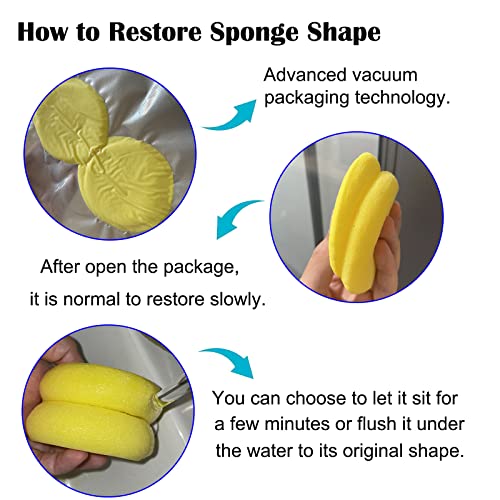 12 Pcs Round Painting Sponge Wafjamf 2.96Inch Yellow Craft Sponges Clay Sponge For Face Painting Art Crafts #TOP6