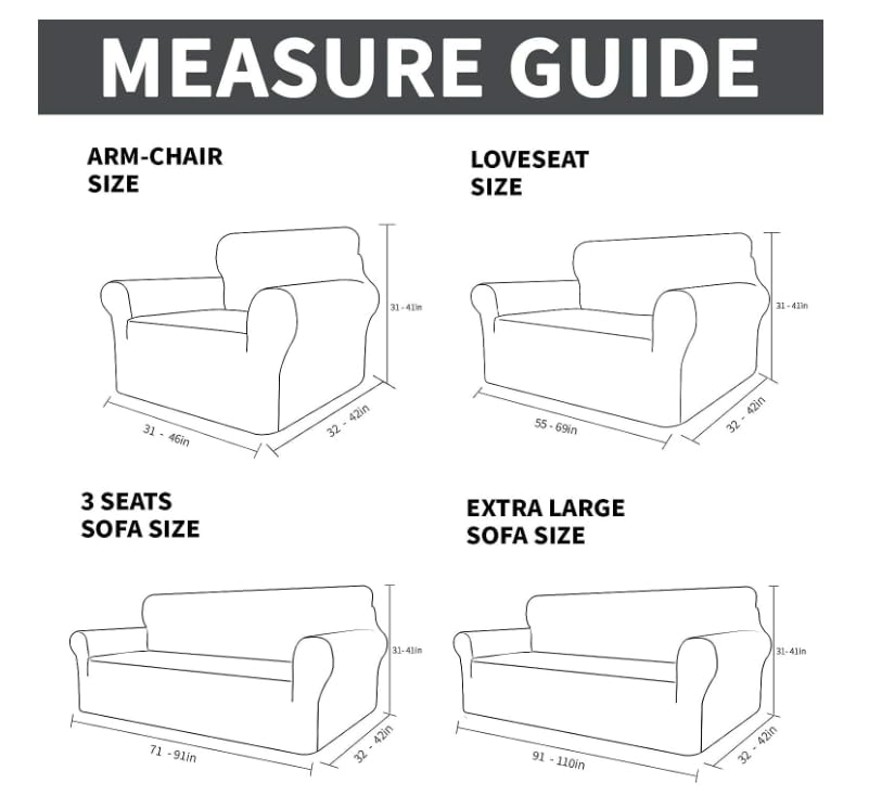 Housse de canapé lavable et durable avec sangles pour protéger votre sofa