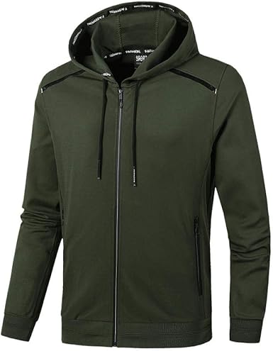 SOOUICKER Hoodie Herren Mit Reißverschluss - Oversize Kapuzenpullover