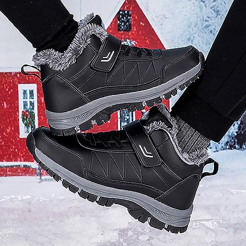 Snow Boots Men Warm Lined Footwear Waterproof Outdoor Lightweight Winter Boots Non-Slip Cold Weather Shoes Hiking Boot Trekking Boots2