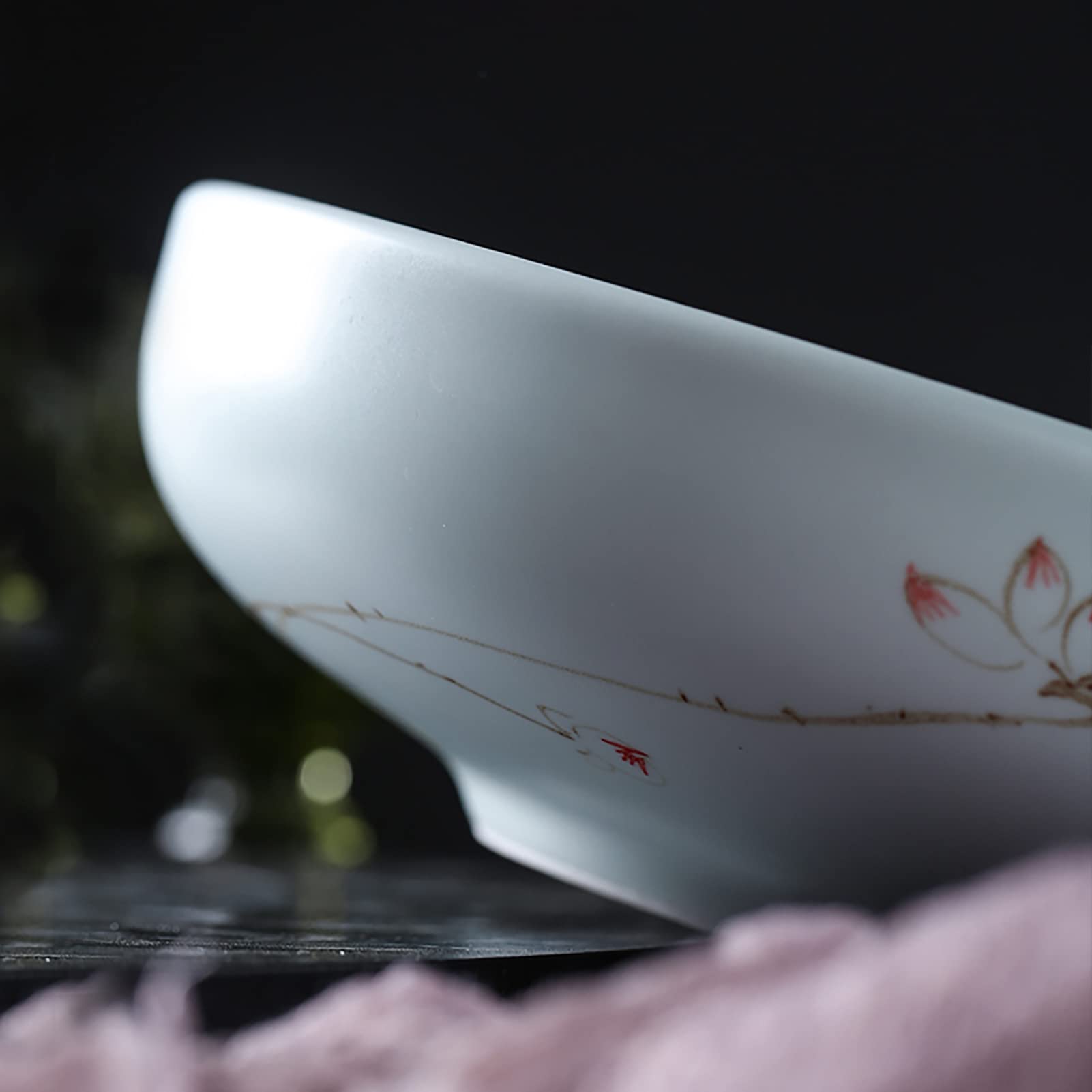 Zestaw 2 ceramicznych misek do zupy, antypoślizgowa konstrukcja do serwowania zup, płatków śniadaniowych i dań z makaronu