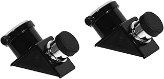 OSALADI 2pcs 90 Zenith Mirror Diagonal Telescope Astronomical Telescope Star Telescope 90Â°Telescope Mirror 90Â°Optic Mirror 90 Degree Telescope Mirror Accessories Plastic