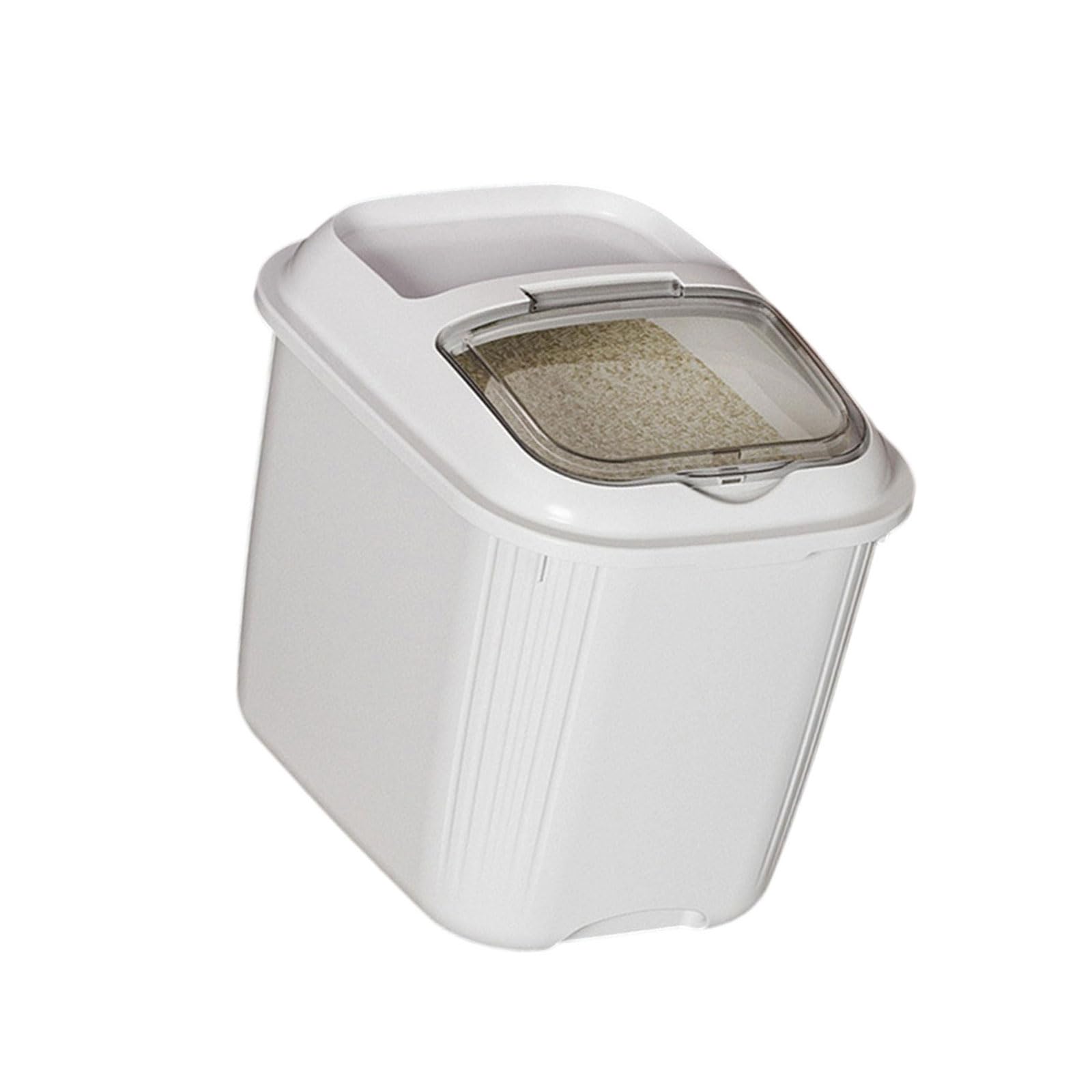 NEWFT Proof Rice Container with Window Large Capacity Kitchen Bin for Flour Sealed Rice Container for Humid