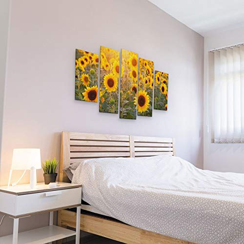 Quadro Decorativo Girassol em Mdf