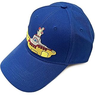 The Beatles Yellow Submarine Mid Bleu Casquette De Baseball Size One Size - Les Beatles, Paul McCartney, John Lennon, RIngo Starr, George Harrison
