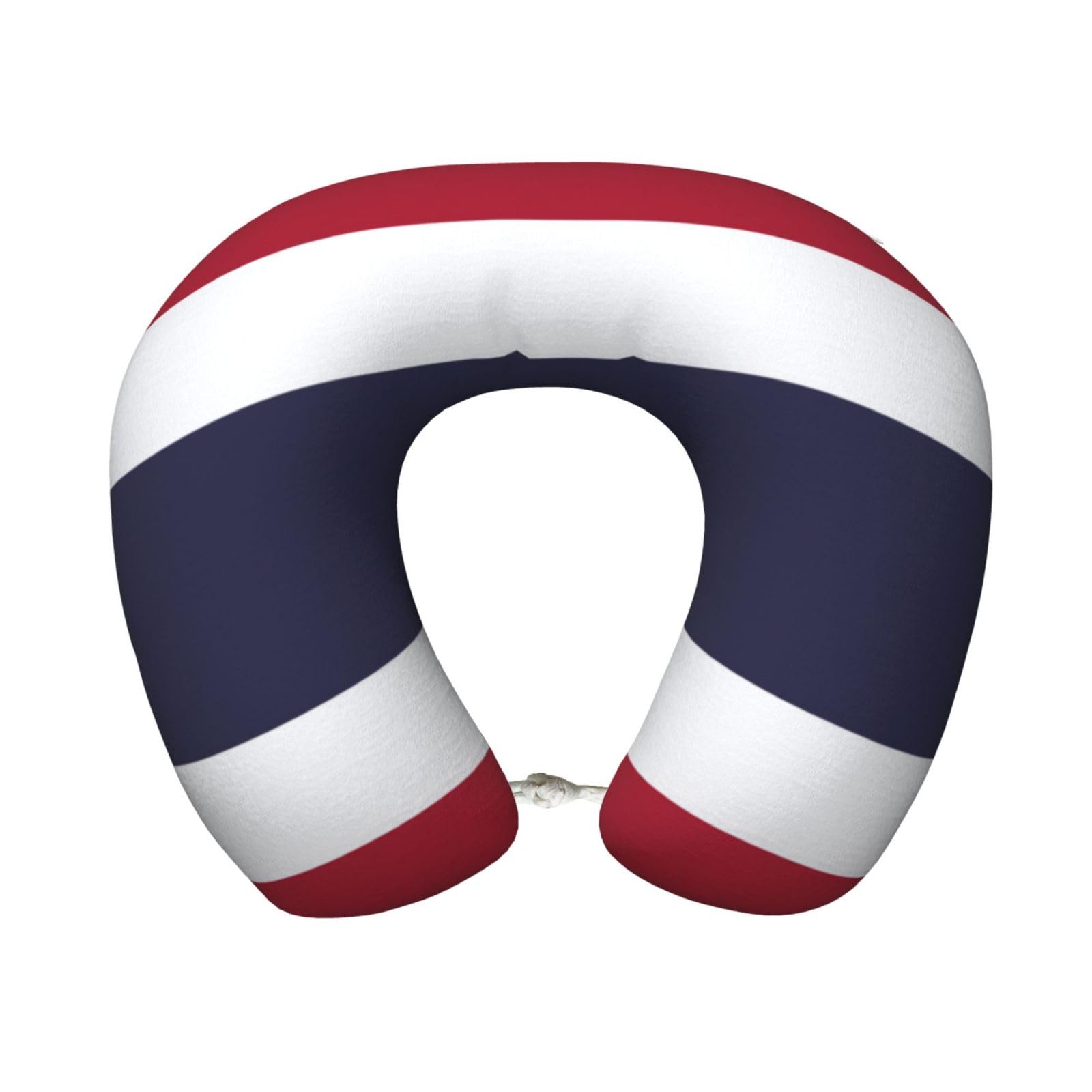 peiyeety Thailand Flag Print Custom U-Shaped Pillow,Memory Foam Cervical Neck Travel Pillow,for Home,Camping,Travelling